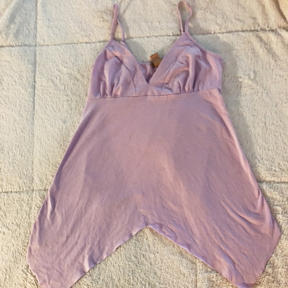 Lavender colored flow-y camisole